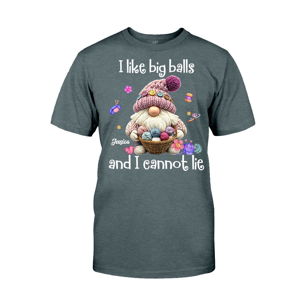 I Like Big Balls And I Cannot Lie - Personalized Crocheting T-shirt And Hoodie