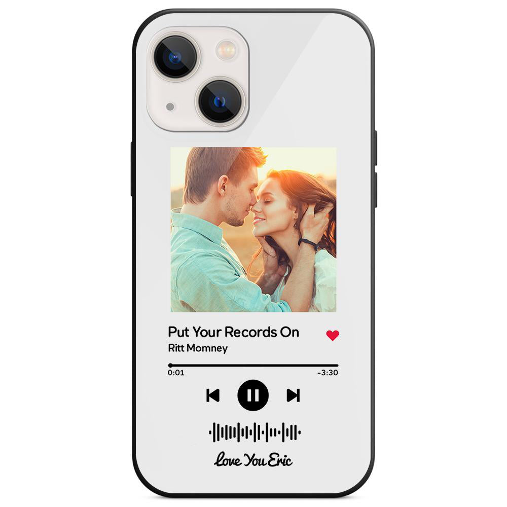 Music Code Song Photo Custom - Personalized Music Code Phone Case