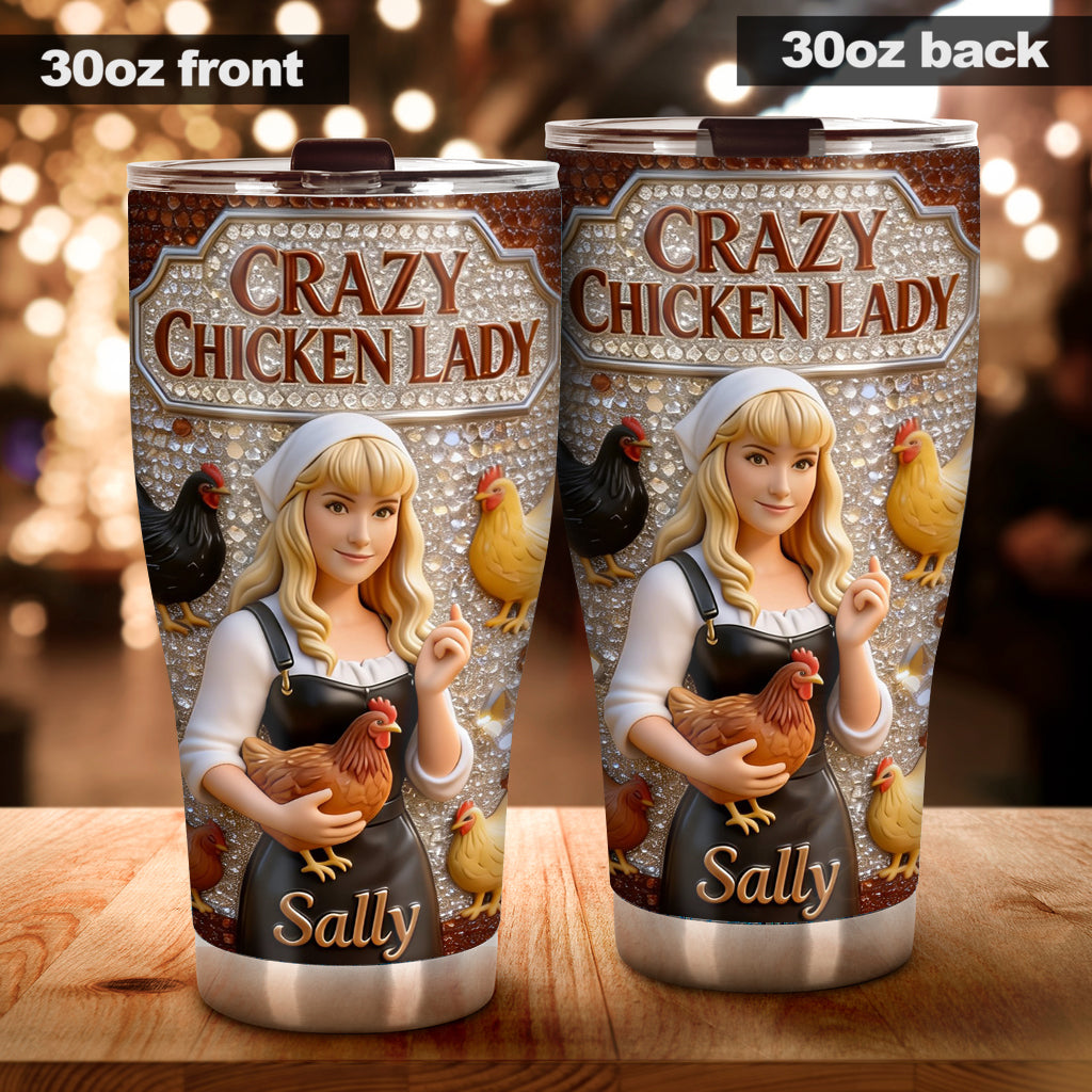 Custom Any Photo - Personalized Chicken Tumbler