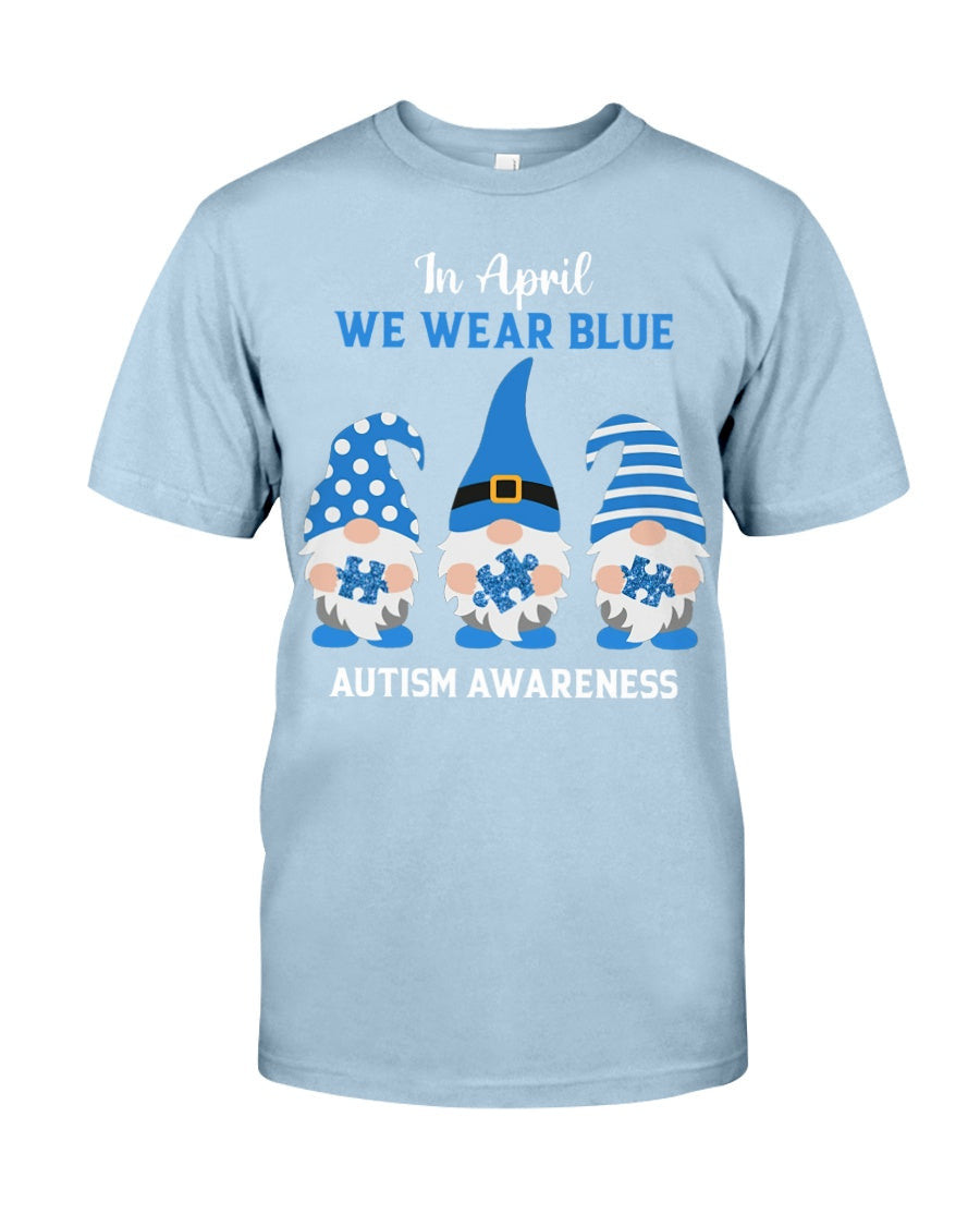 In April We Wear Blue - Autism Awareness T-shirt and Hoodie 0921