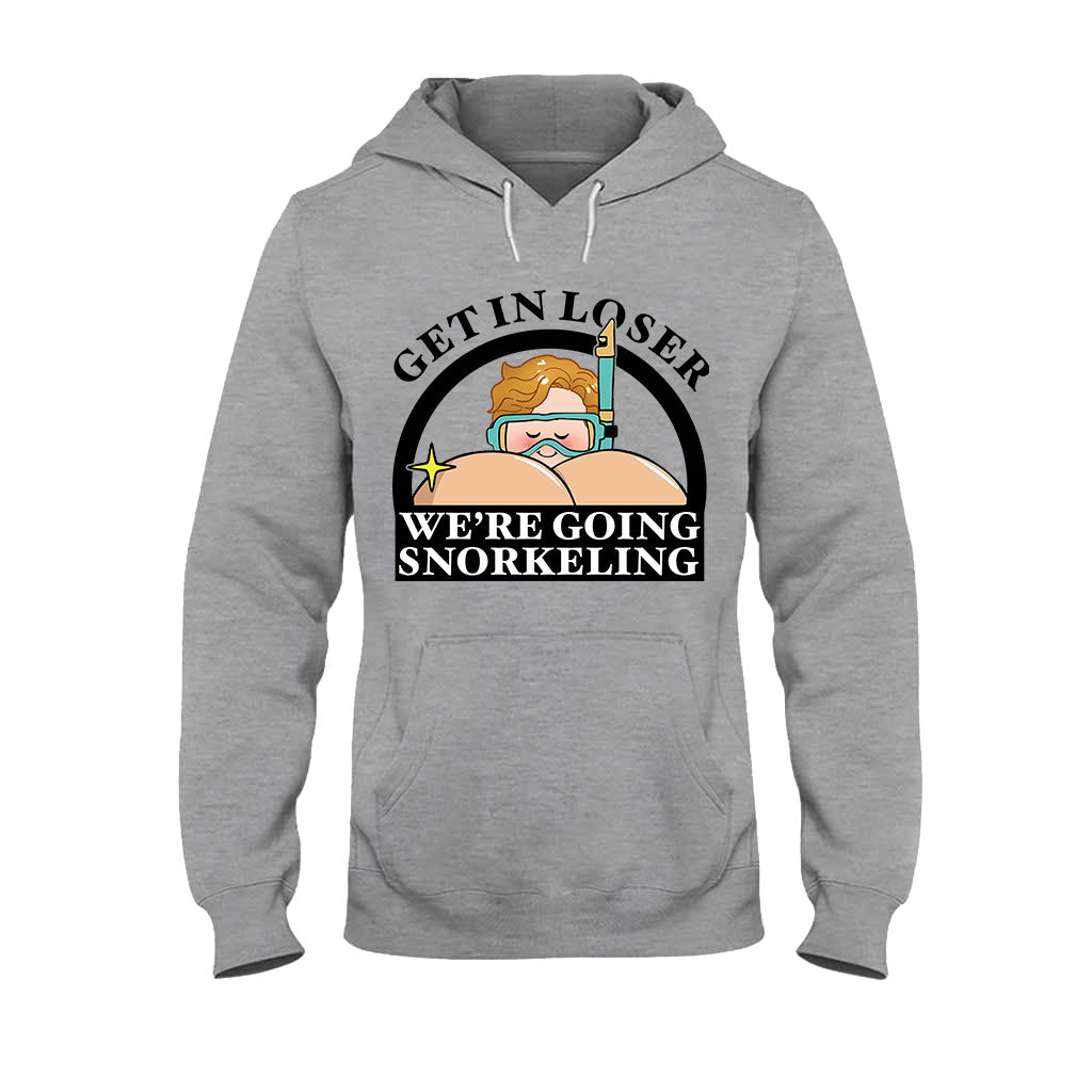 Get In Loser Funny Snorkeler - Personalized Scuba Diving T-shirt And Hoodie