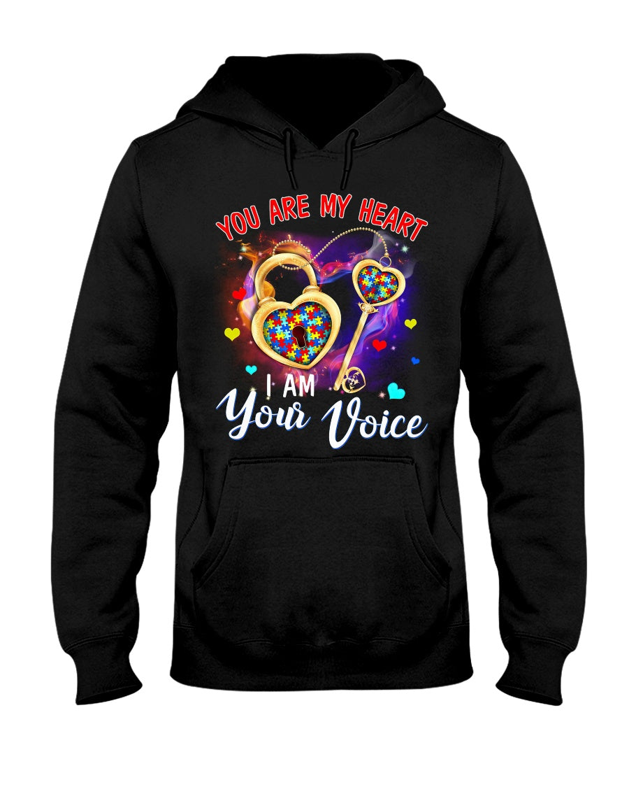 Autism I'm Your Voice You Are My Heart - Autism Awareness T-shirt and Hoodie 0921