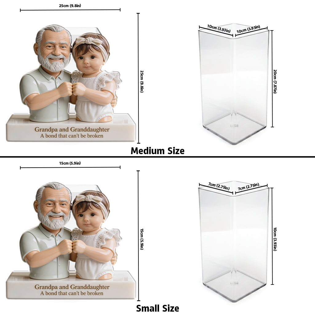 Best Friends For Life - Personalized Father Acrylic Pen Holder