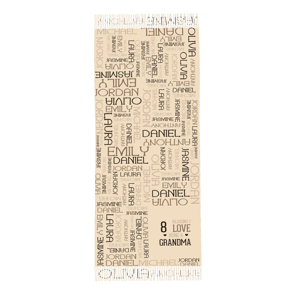 Custom Name Scarf