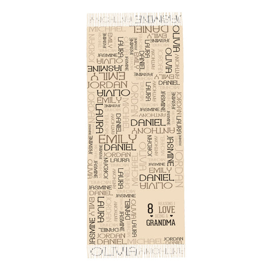 Custom Name Scarf