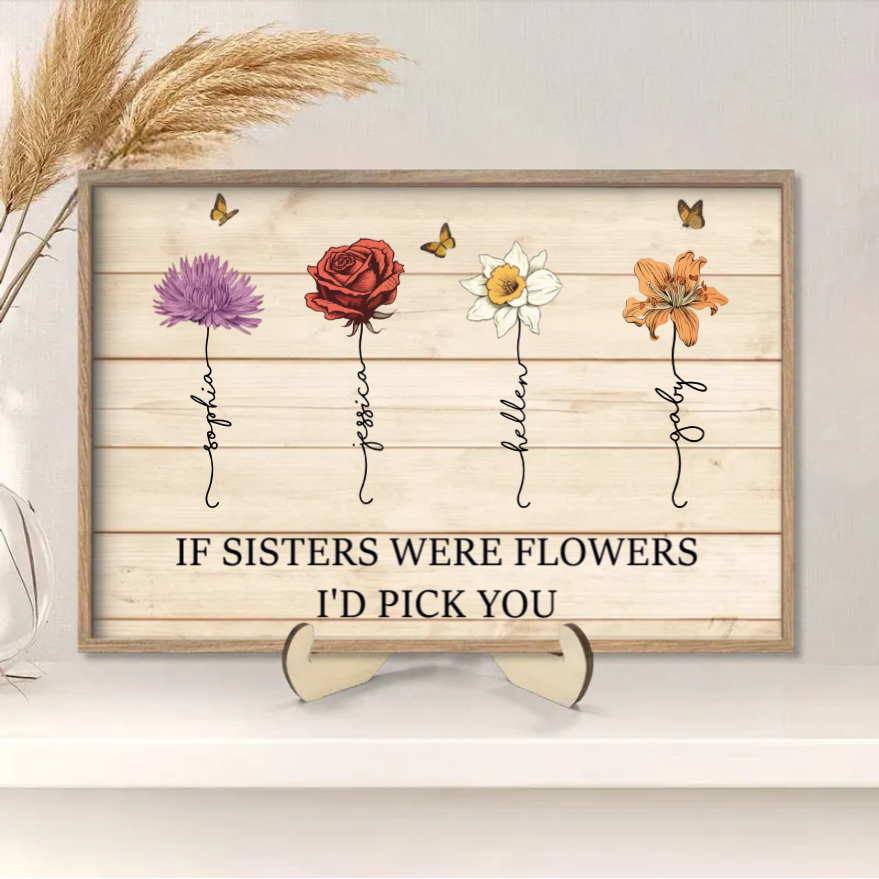 If Friends Were Flowers I'd Pick You - Personalized Cup or Poster or Ornament or Jewelry Dish or Plaque or Keychain