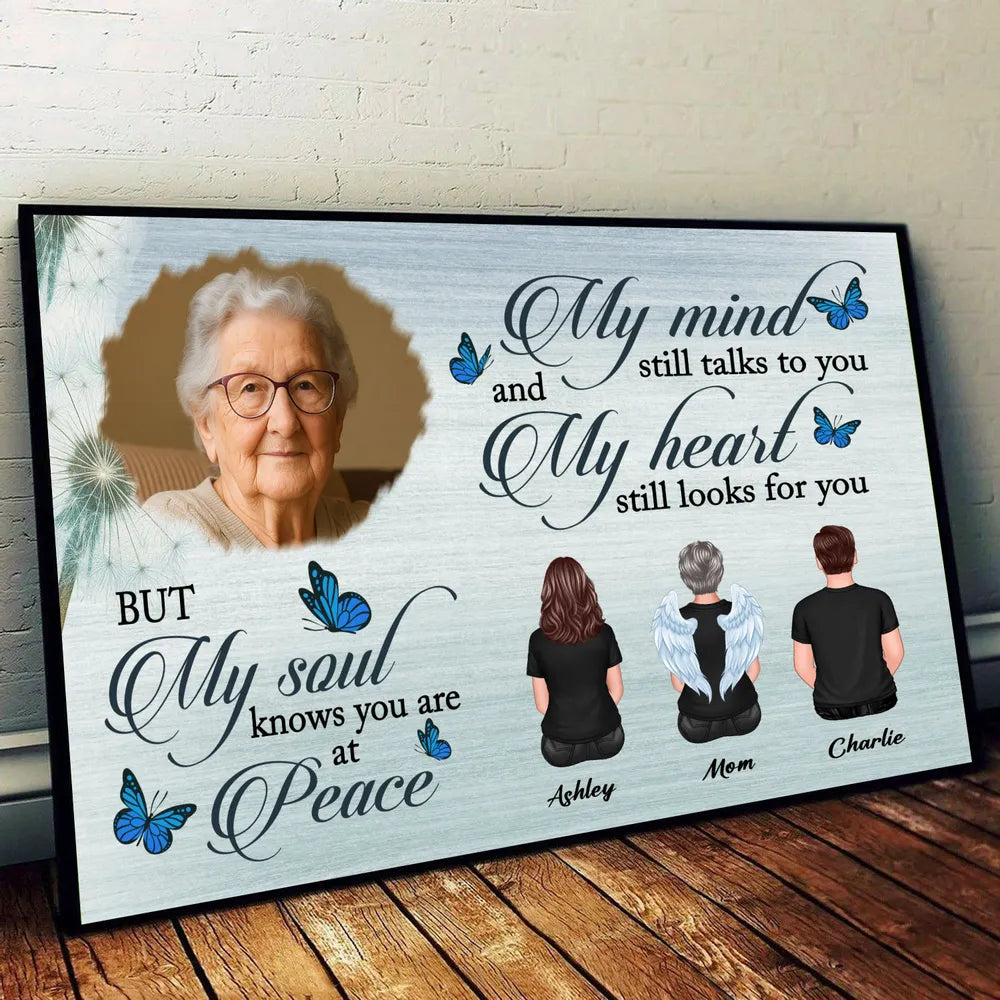 Memorial Poster or Canvas Tribute Gift with Personalized Design