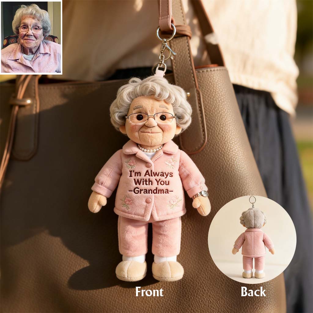 Always With You - Personalized Memorial Plush Keychain