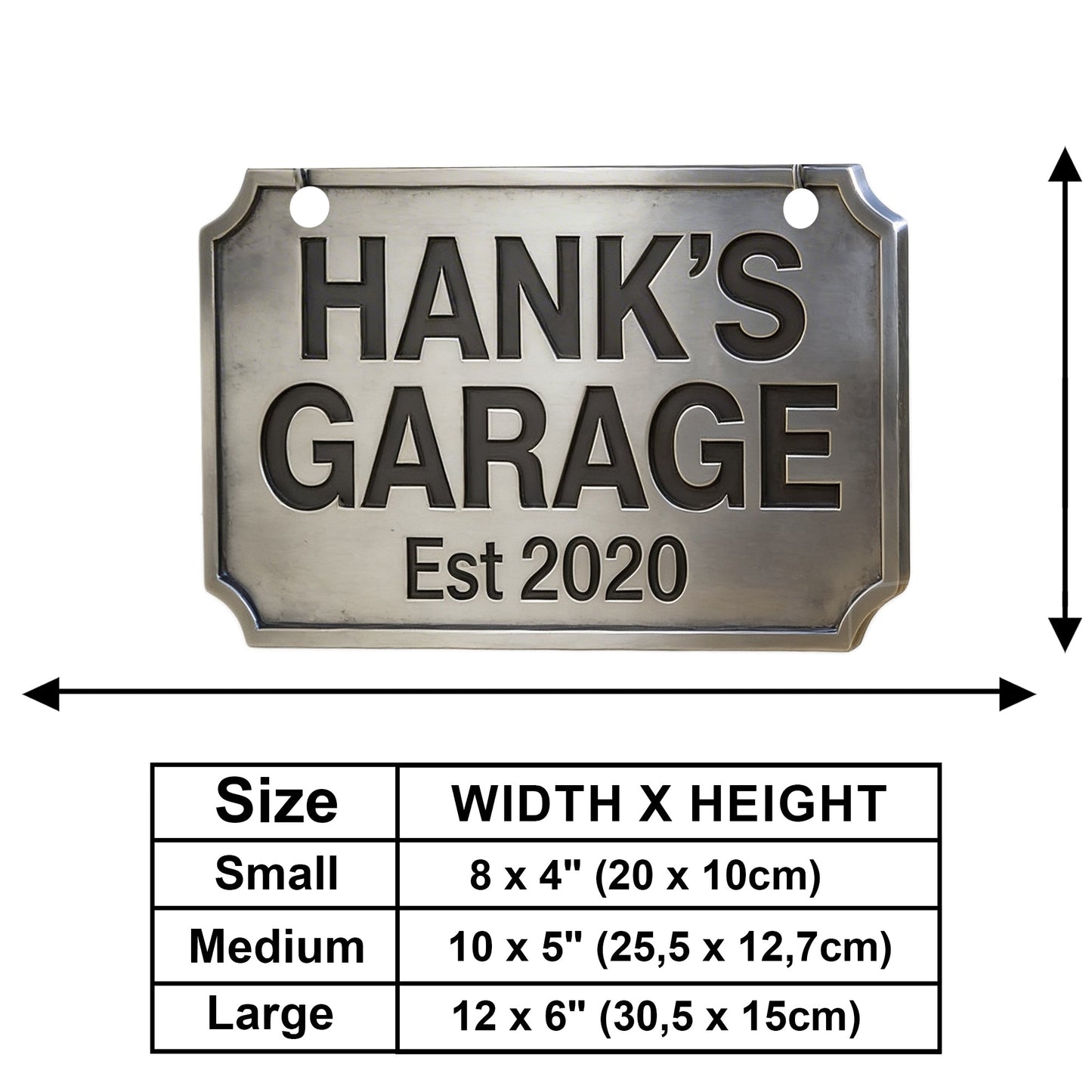 Custom Garage Sign - Personalized Car Lover Wooden Wall Mount Sign
