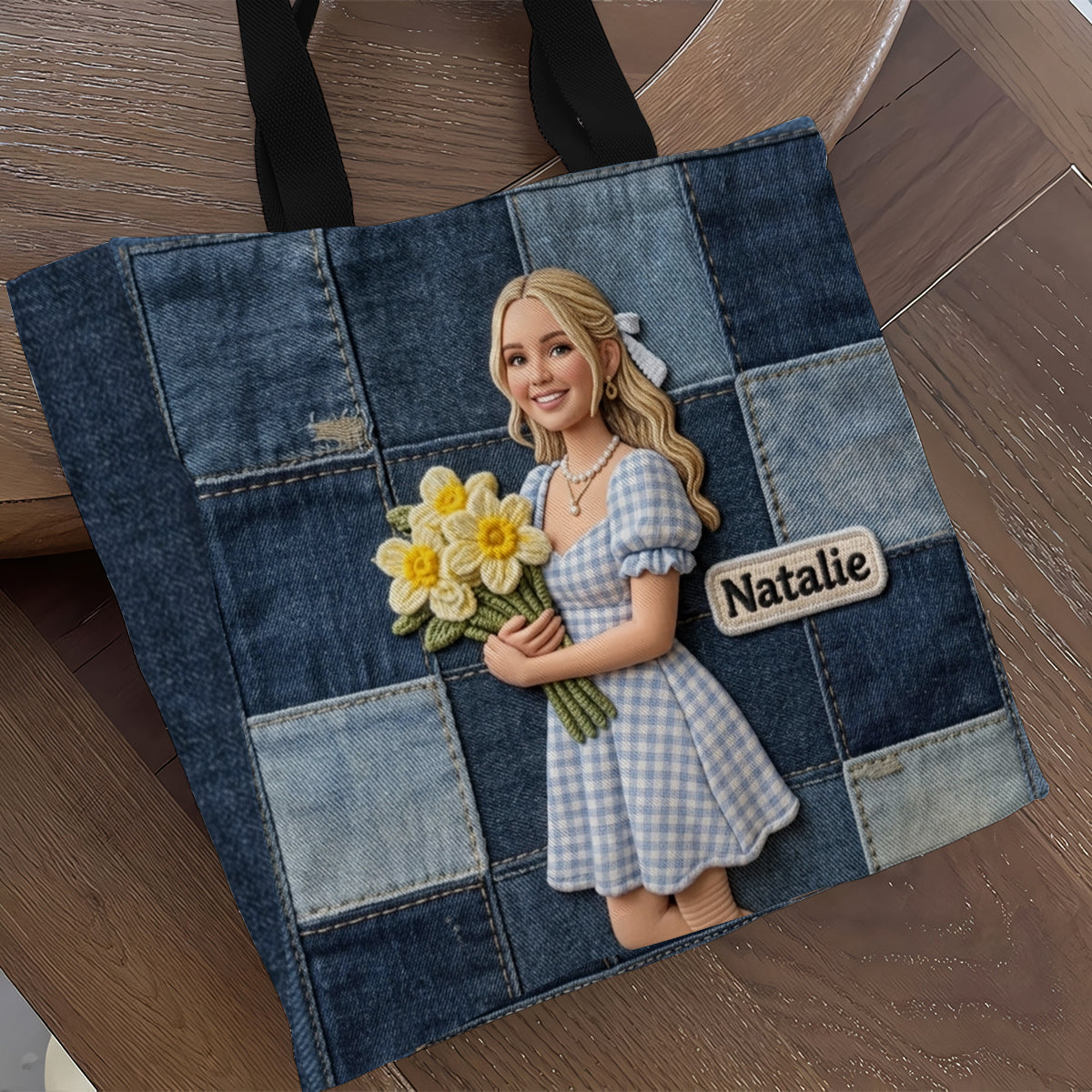 Custom Any Photo - Personalized Self Love All-Over Print Canvas Tote Bag
