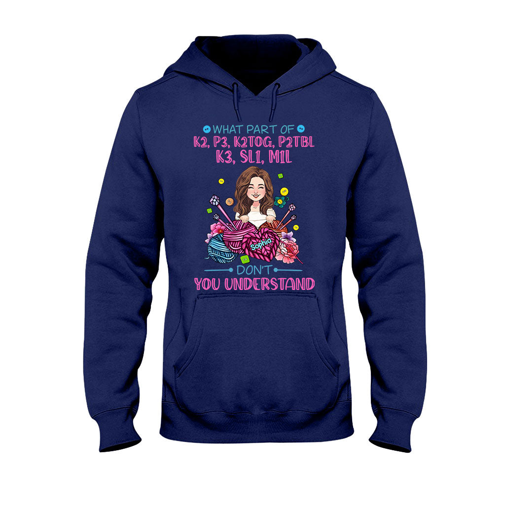 Don't You Understand - Personalized Knitting T-shirt And Hoodie