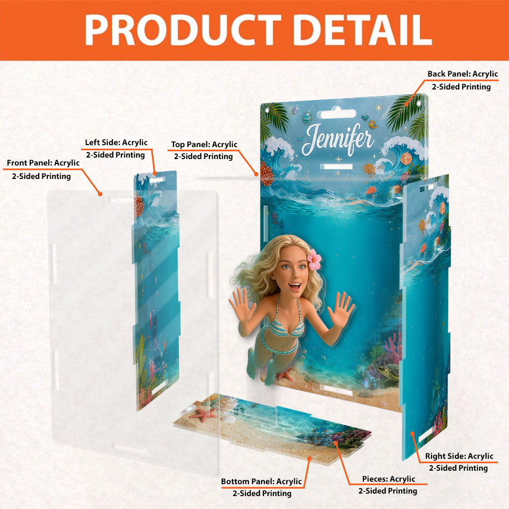 For Who Loves Sea - Personalized Sea Lover Acrylic Display Box