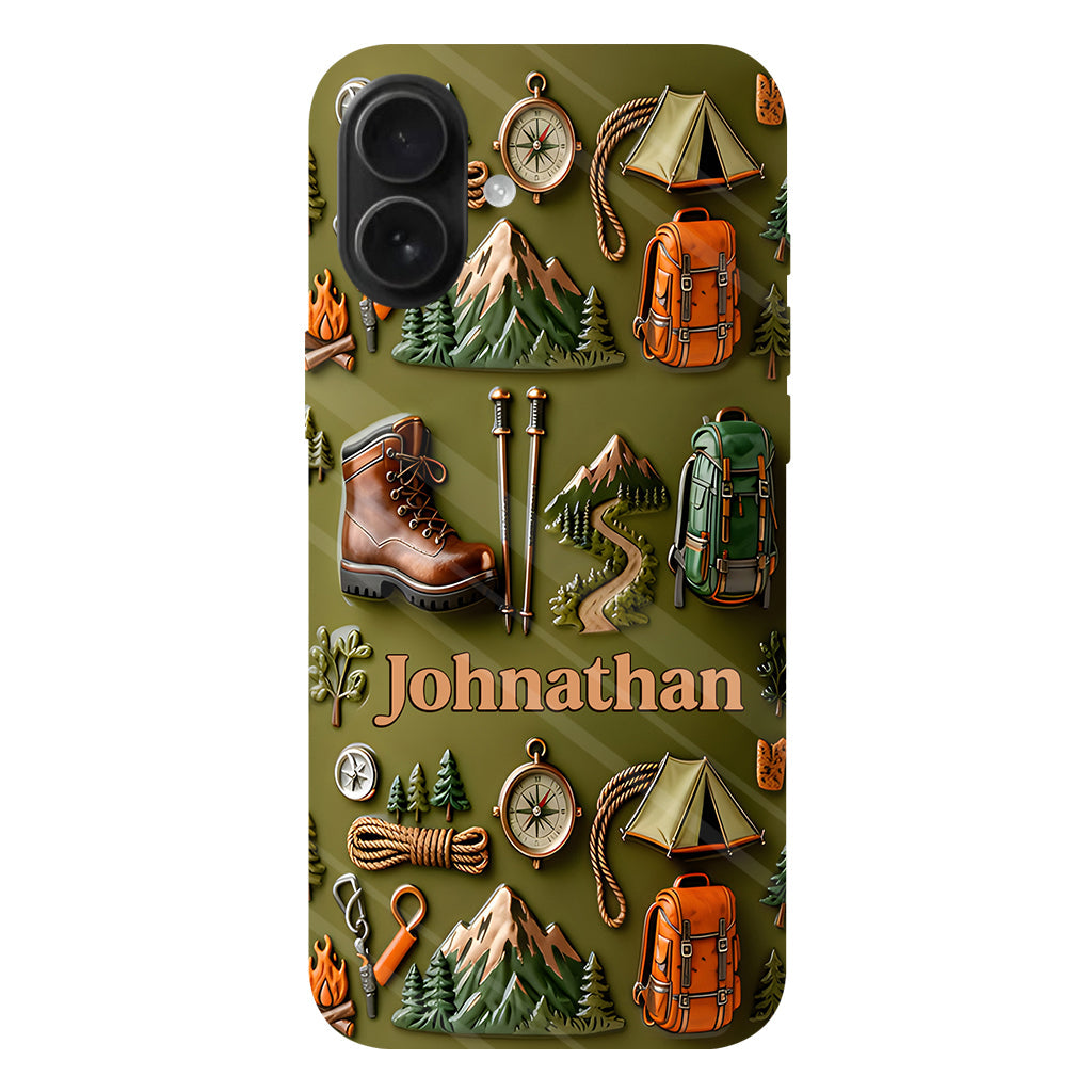 Hiking Makes Me Happy - Personalized Hiking Full Print Phone Case