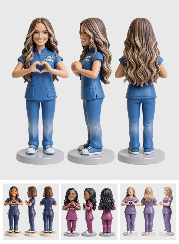 Custom Any Photo Meaningful Gift For Nurse/Healthcare Worker - Personalized Nurse Premium 3D Figurine