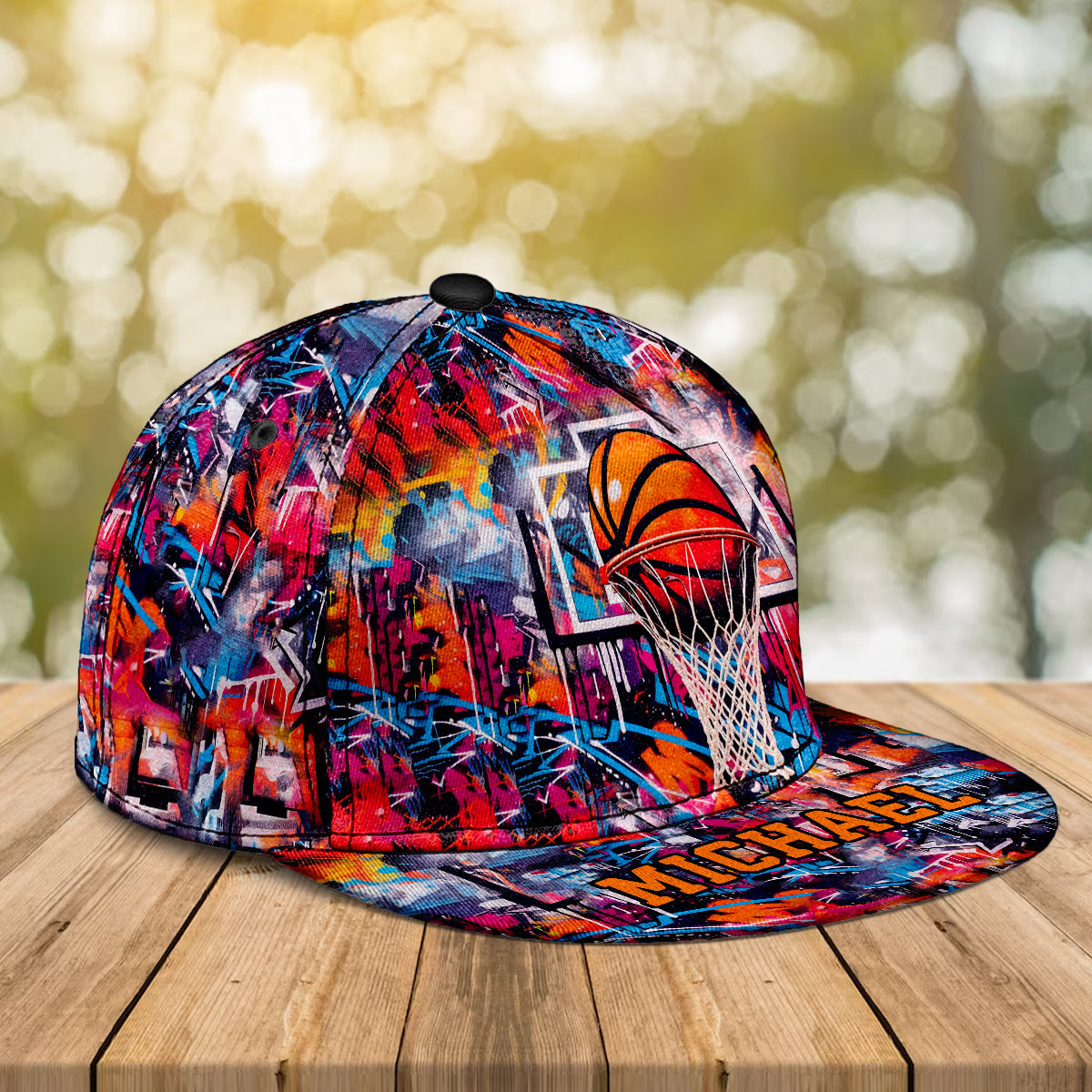 Cool Basketball Design - Personalized Basketball Snapback