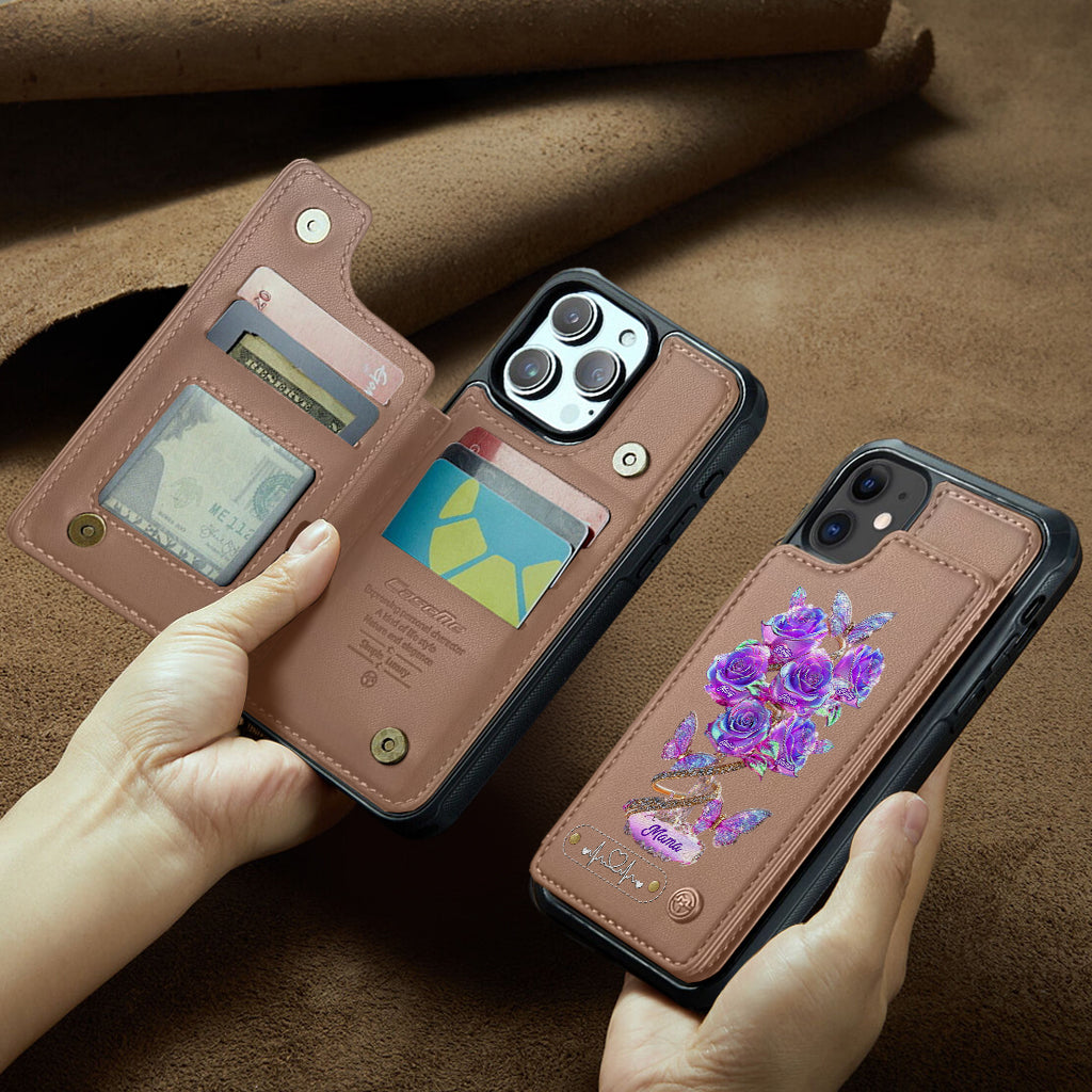 Best Mom Ever - Personalized Mother Wallet Phone Case