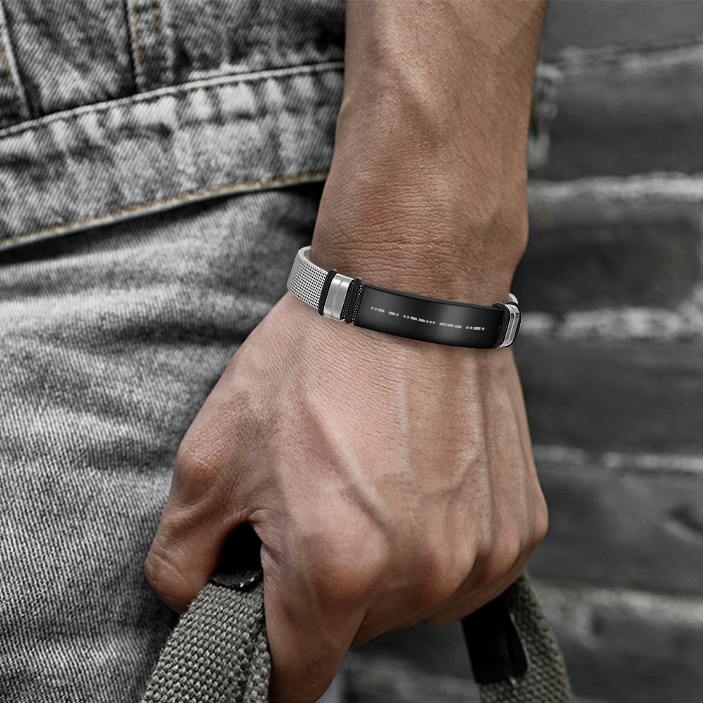 Any Word - Personalized Engraved Morse Code Bracelet