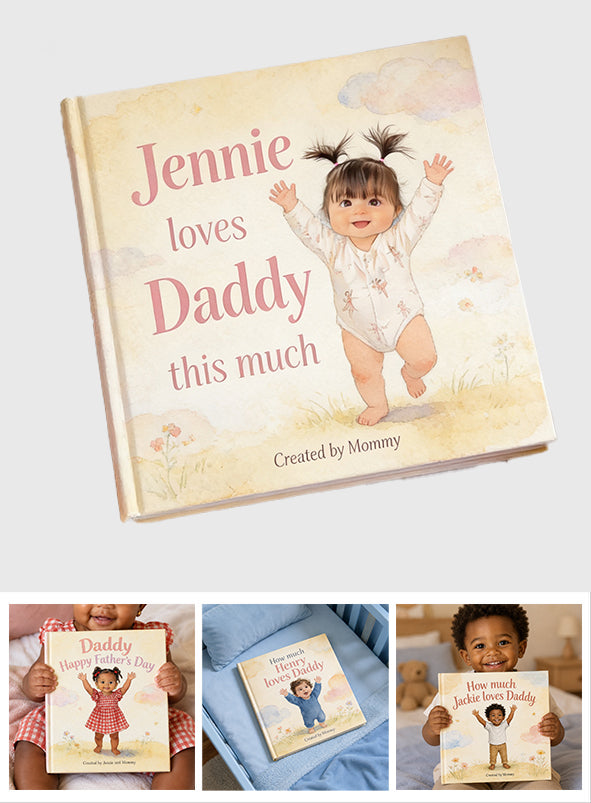 Little Love For Daddy - Personalized Kid Storybook