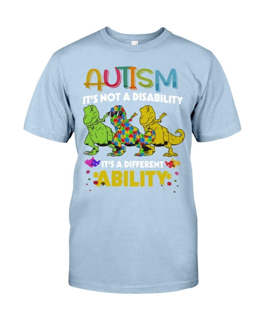 Autism A Different Ability - Autism Awareness T-shirt and Hoodie 0921