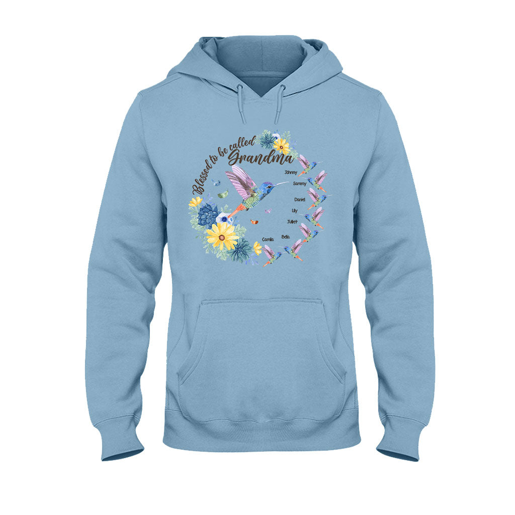 Blessed To Be Called Grandma Nana Gigi - Personalized Grandma T-shirt And Hoodie