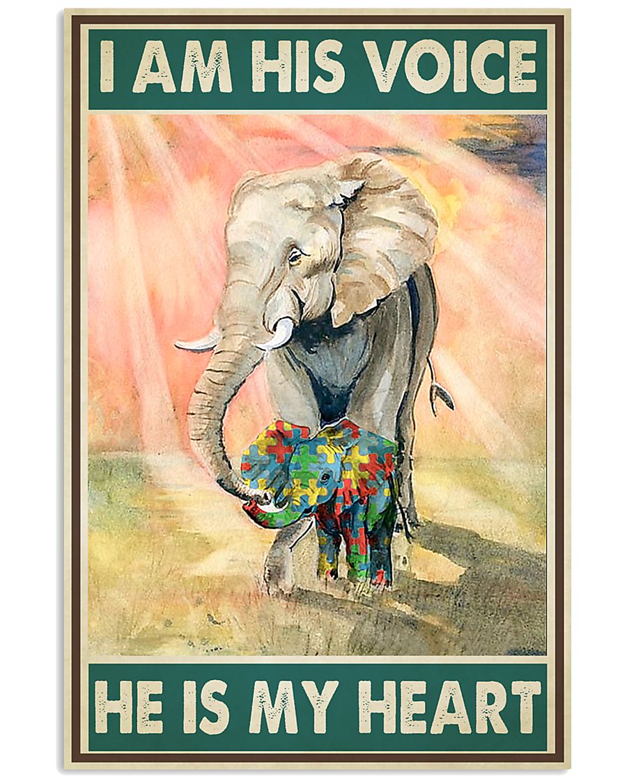 Autism He Is My Heart - Autism Awareness Poster 0921