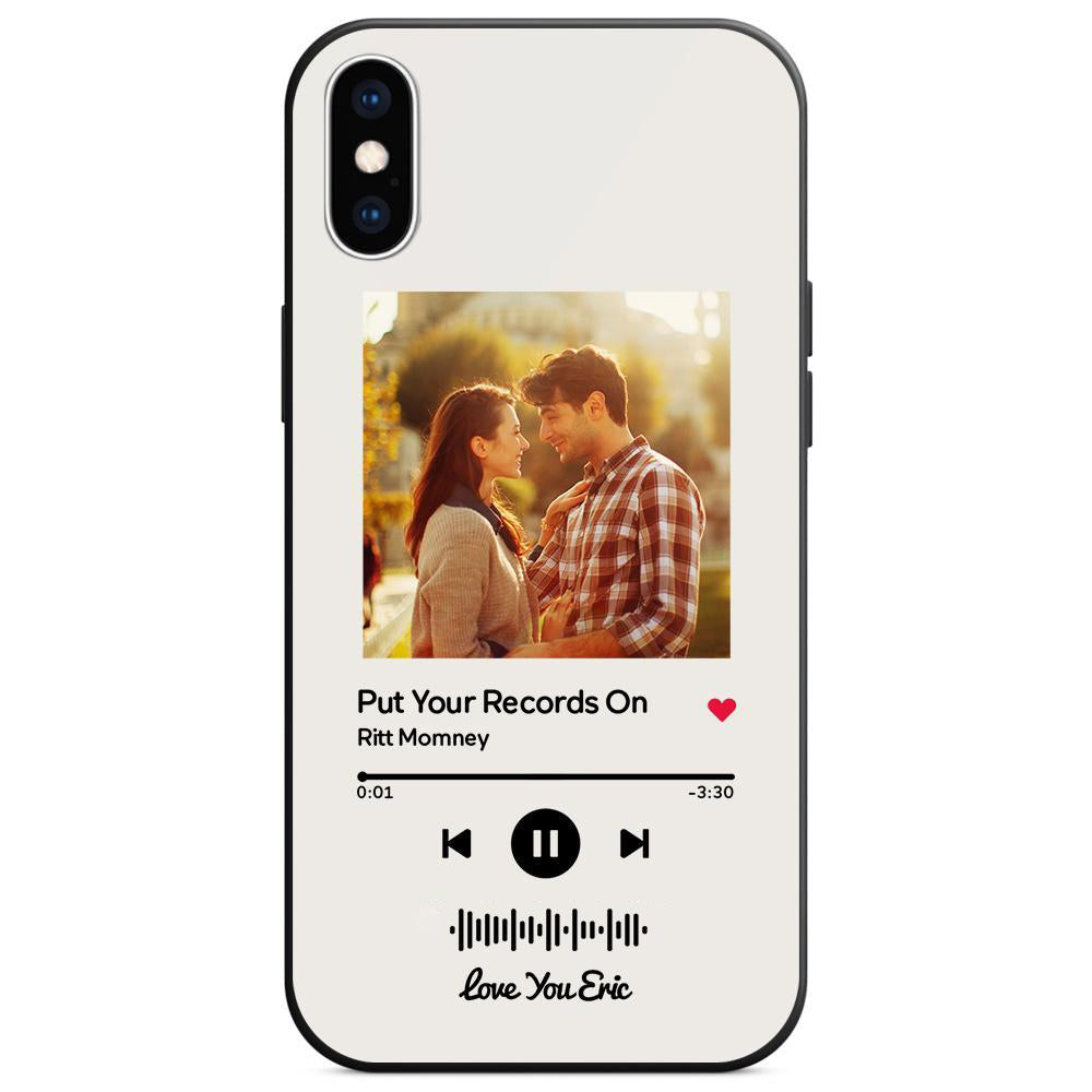 Music Code Song Photo Custom - Personalized Music Code Phone Case