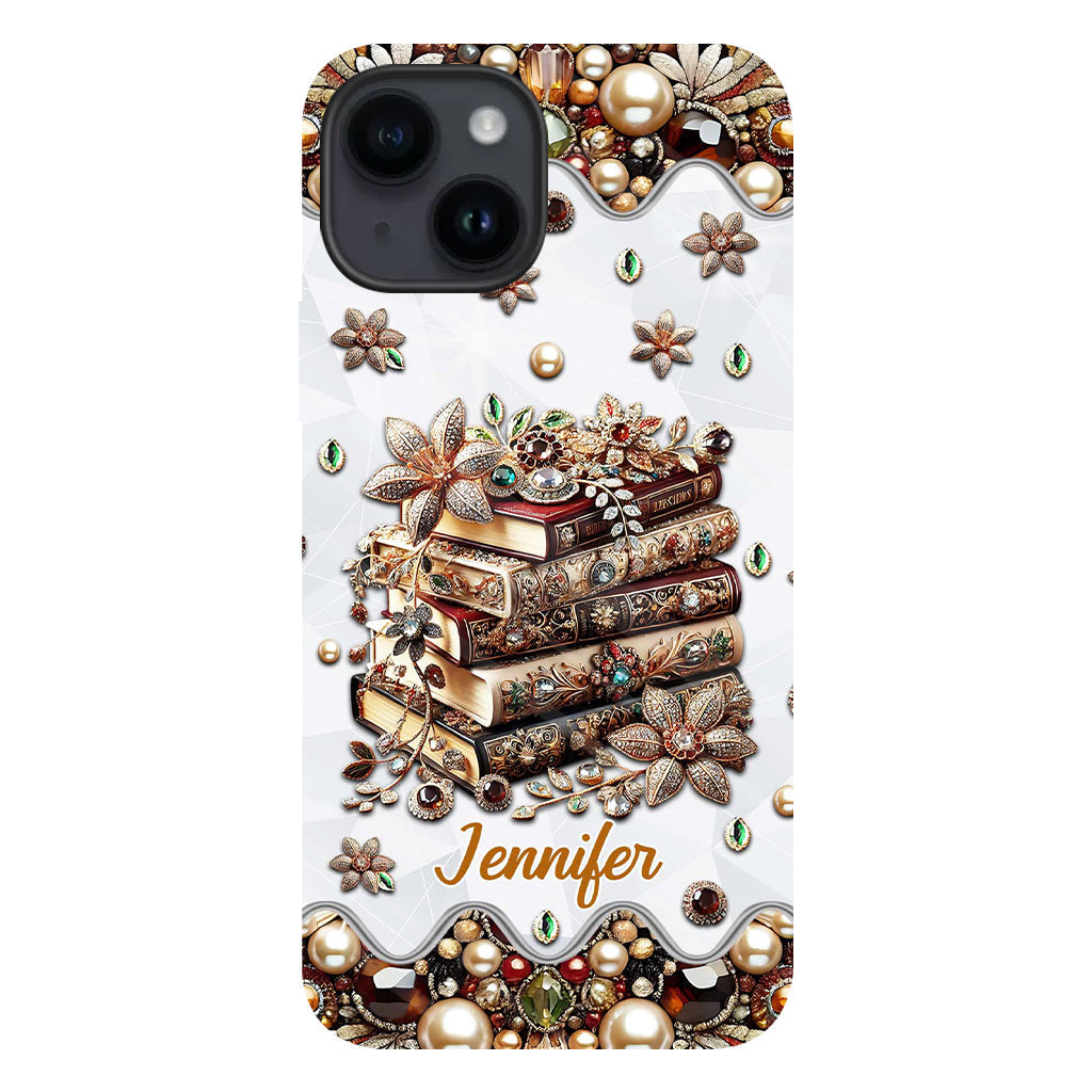Just A Girl Who Loves Books - Personalized Book Full Print Phone Case