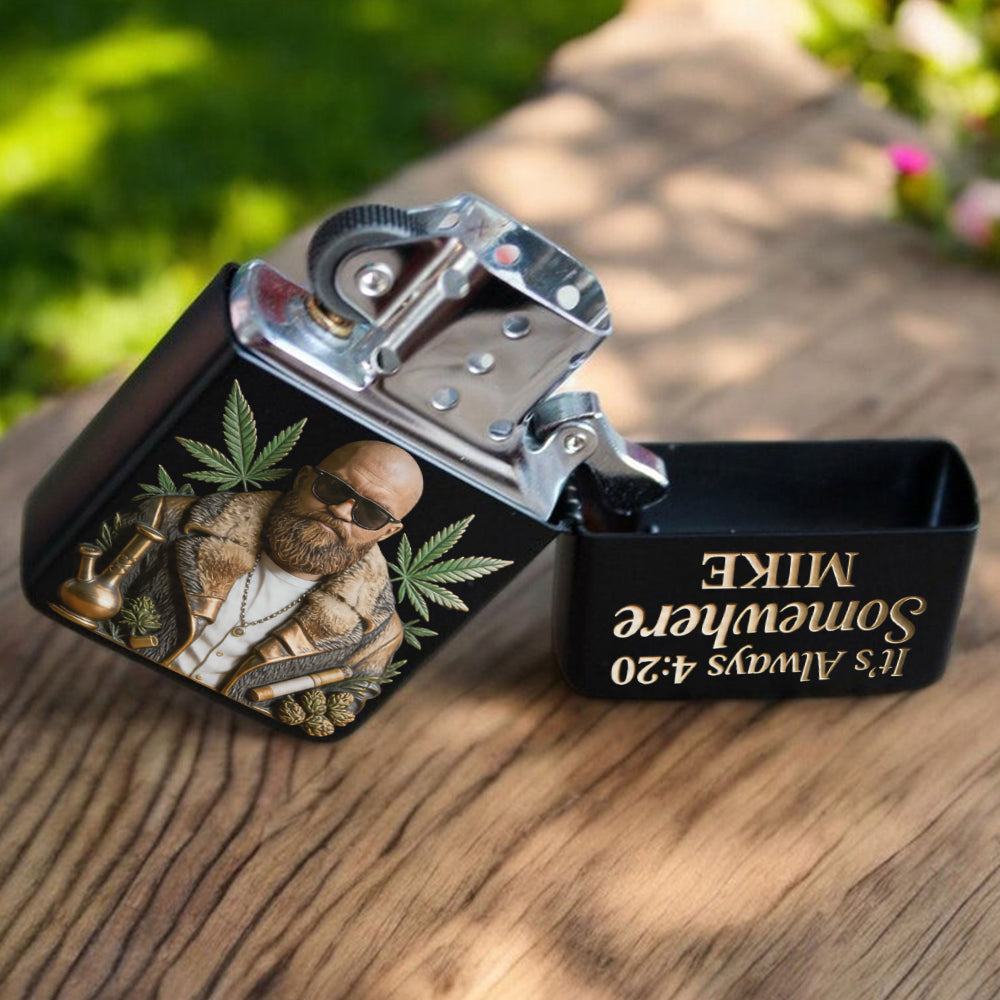 Cannabis Enthusiast, Custom From Any Photo - Personalized Weed Lighter