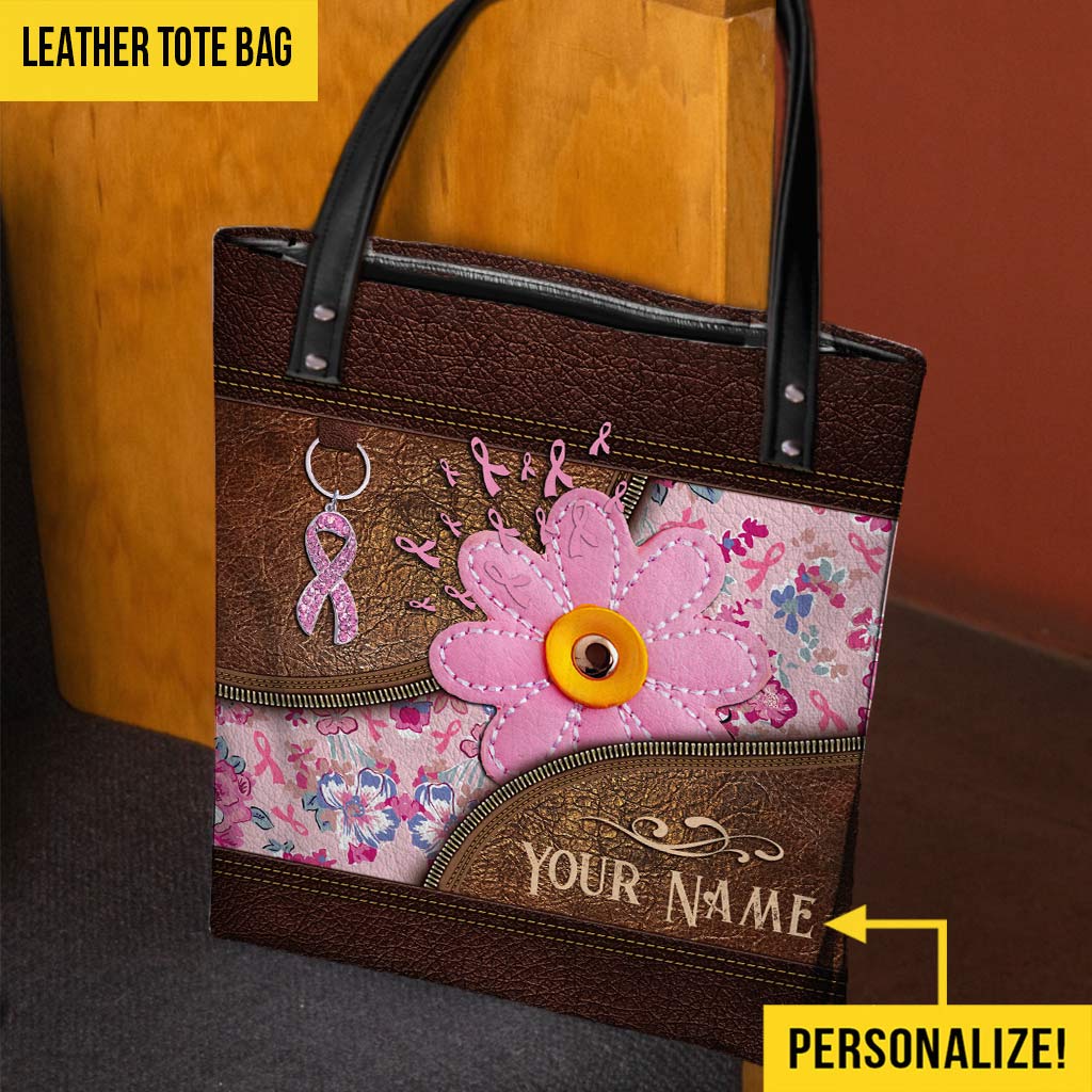 Breast Cancer Warior - Breast Cancer Awareness Personalized Tote Bag