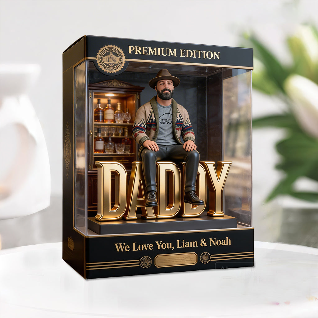 Custom Any Photo - Personalized Father Custom Shaped Acrylic Plaque