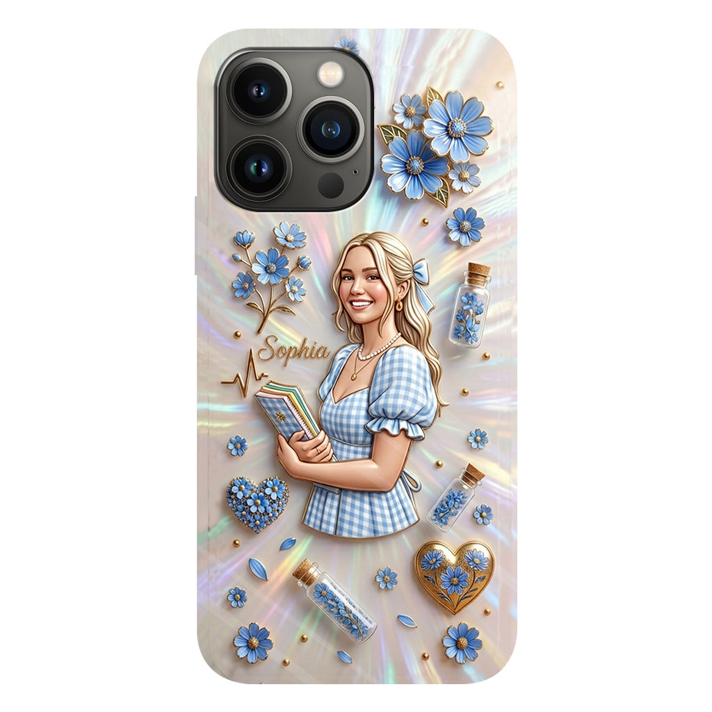 Floral Aesthetic - Personalized Flower Lover Full Print Phone Case