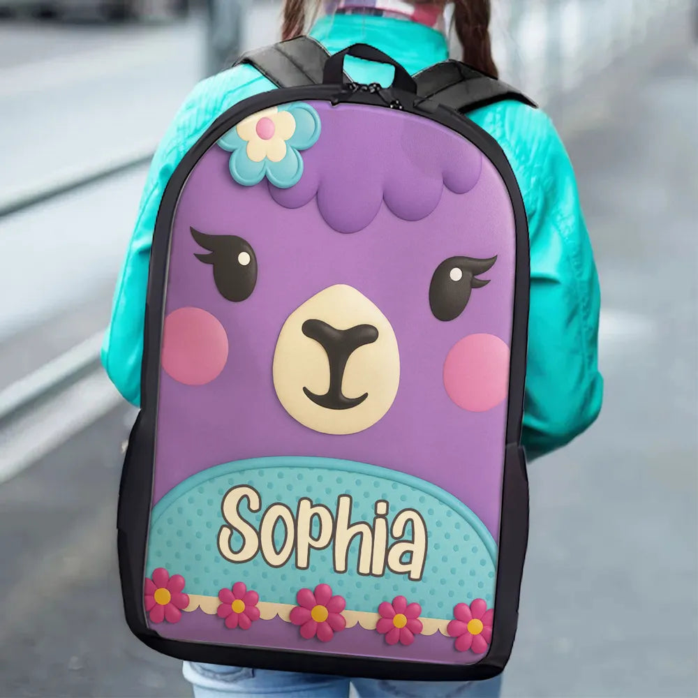 Customized Kids School Backpack with Name & Unique Design – Creative Back-to-School Gift for Son or Grandkid