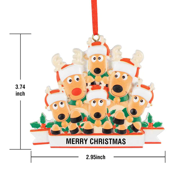 Any Family Name - Personalized Family Gift Ornament
