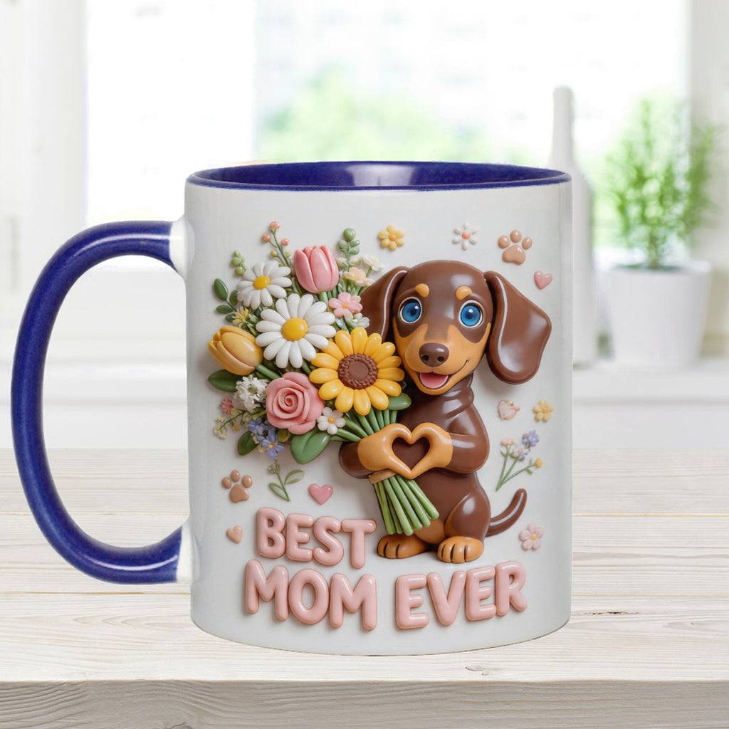 Custom Any Photo - Personalized Dog Accent Mug & Coaster