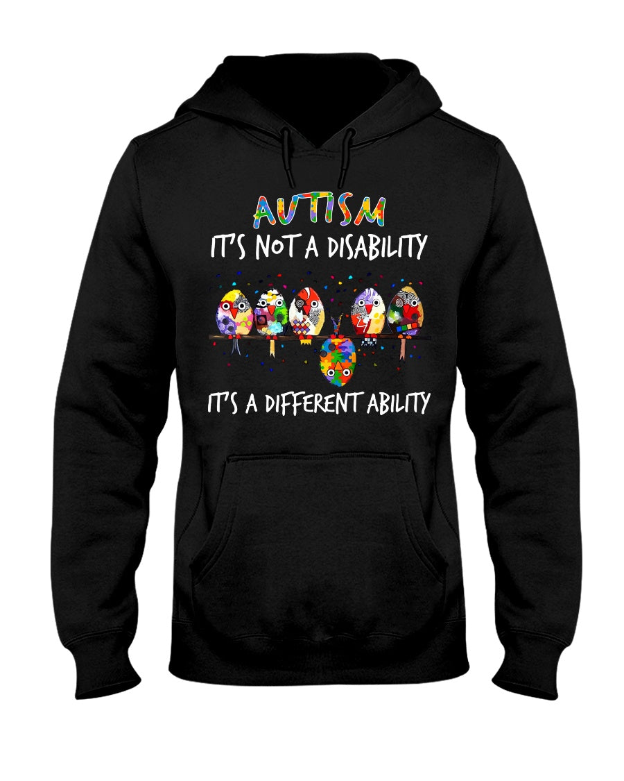 Autism A Different Ability - Autism Awareness T-shirt and Hoodie 0921