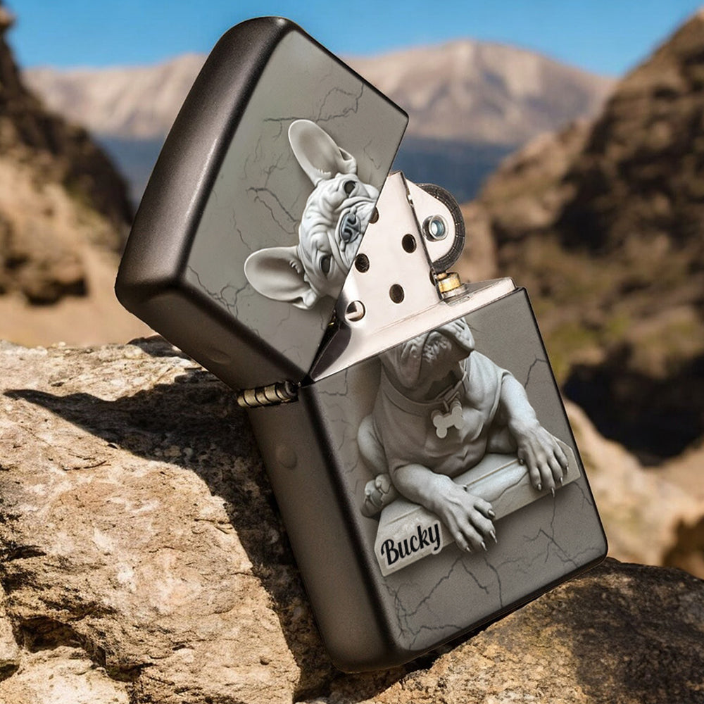 French Bulldog - Personalized French Bulldog Lighter