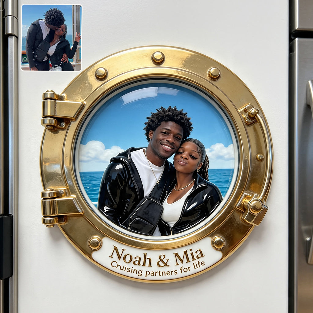 Cruise Door Magnet Captain - Personalized Cruising Magnet