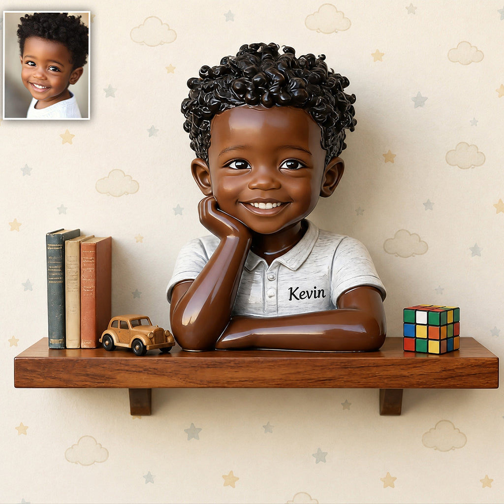 Little Dreamer - Personalized Kid Wooden Floating Shelf