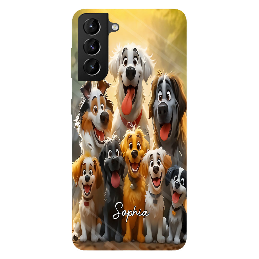 Just A Girl Who Loves Dogs - Personalized Dog Full Print Phone Case