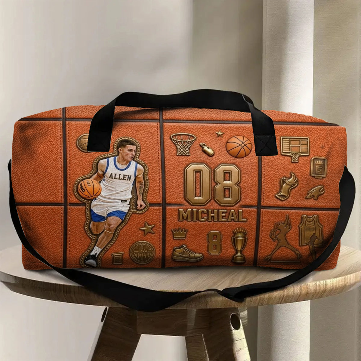 Basketball Player - Personalized Basketball Duffle Bag