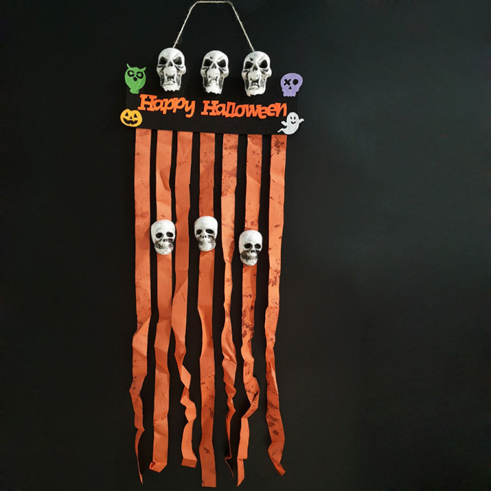Bloody Skull - Halloween Door Curtain Decorations