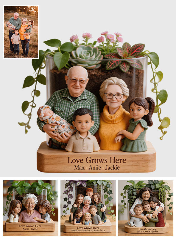 Grandma's Garden - Personalized Grandma Acrylic Pot