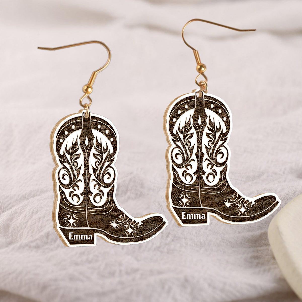 Horse Girl - Personalized Horse Wooden Earrings