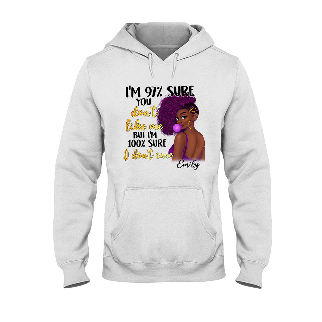 I Don't Care - Personalized African American T-shirt And Hoodie