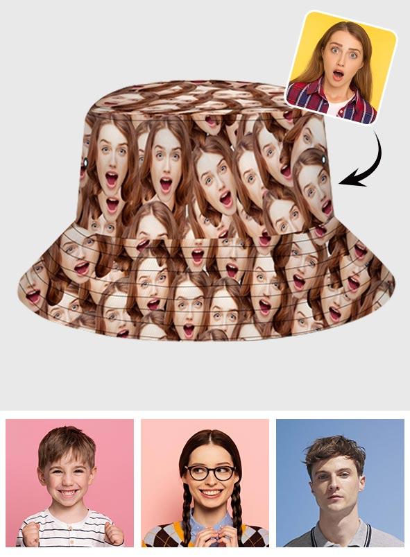 Custom Face Bucket Hat - Personalized Hat