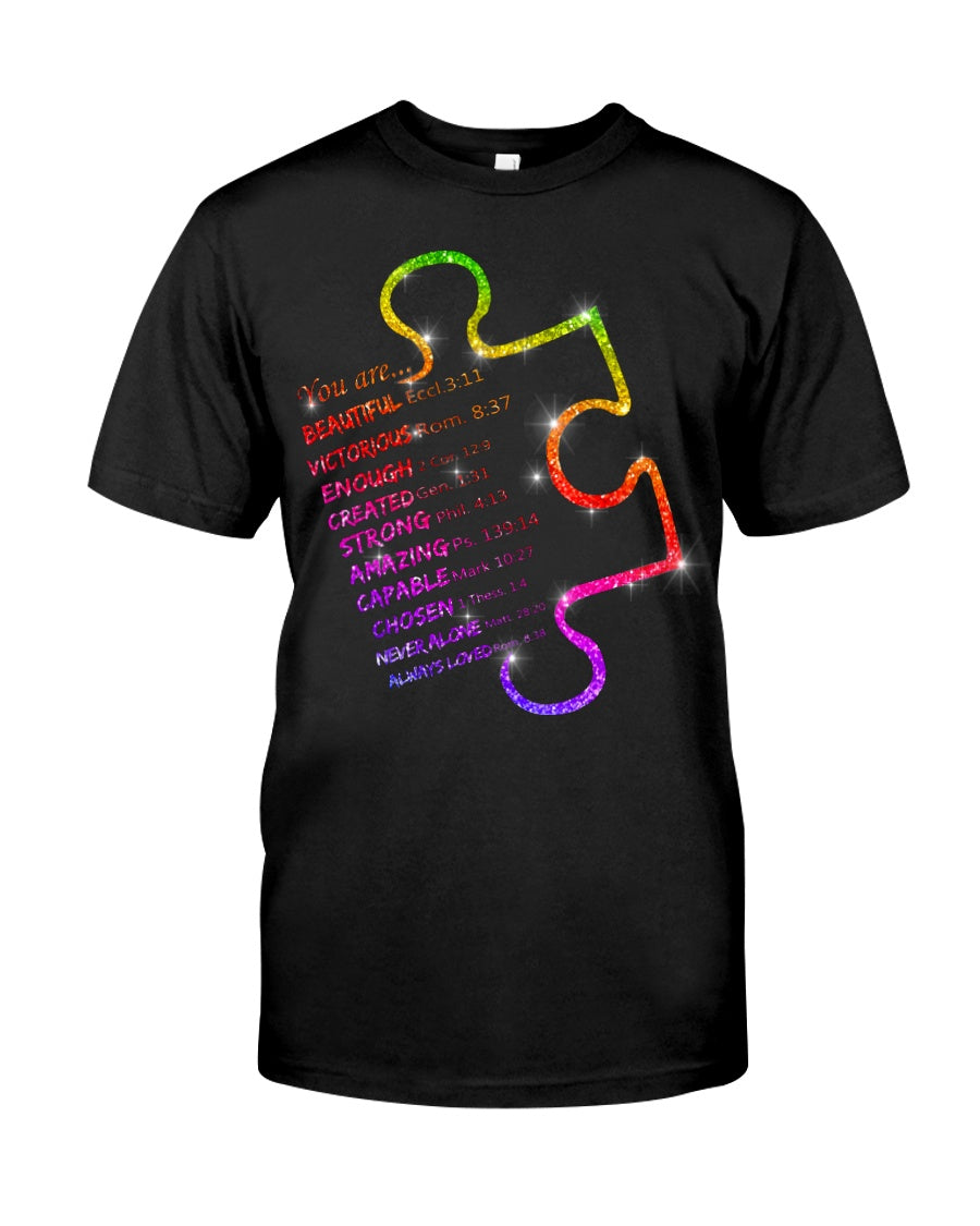God Says You Are - Autism Awareness T-shirt and Hoodie 0520