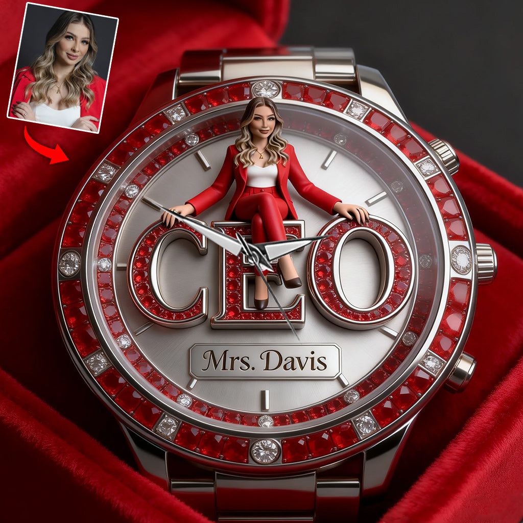 Custom Any Photo - Personalized Colleague Women Hand Watch