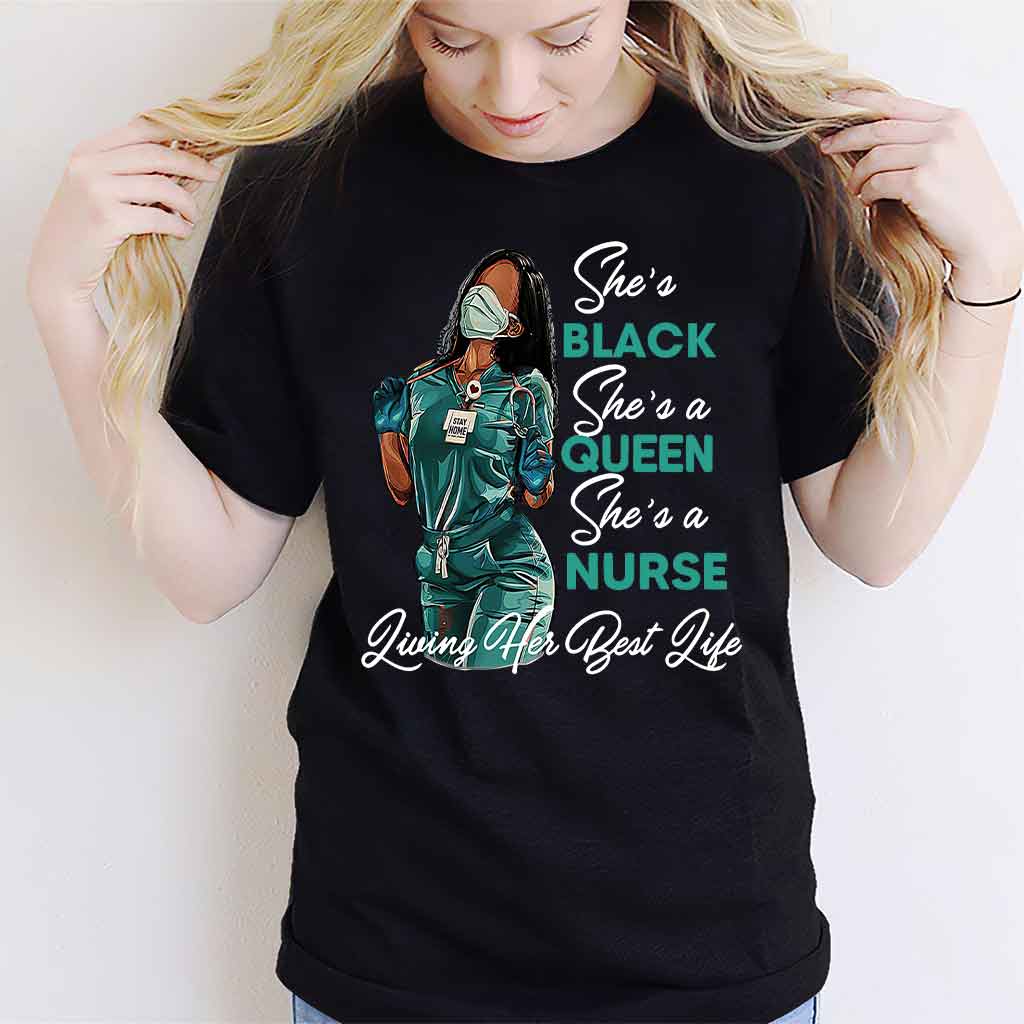 Black Queen - Personalized African American T-shirt and Hoodie 1121