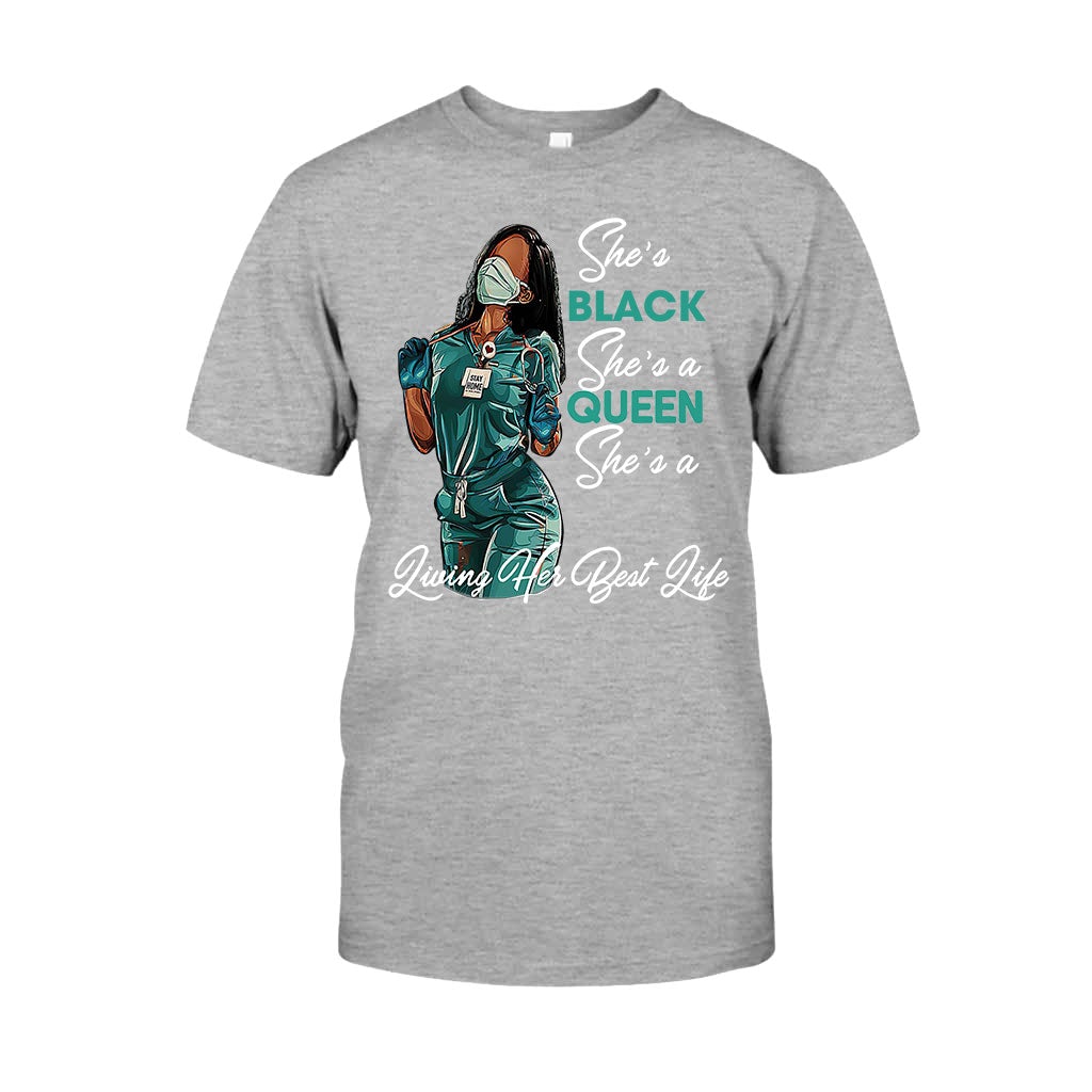 Black Queen - Personalized African American T-shirt and Hoodie 1121