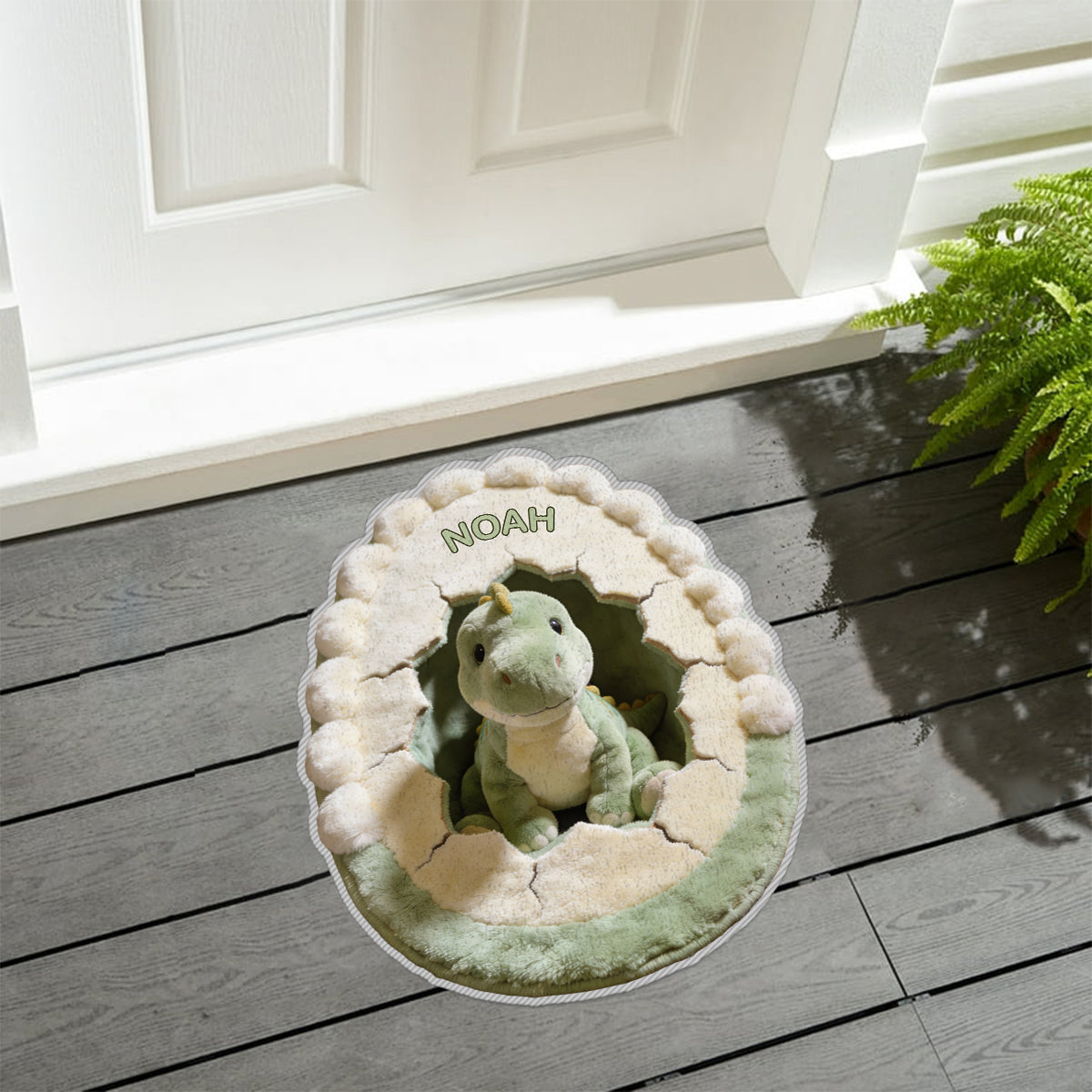 Kid Room Decor - Dinosaur or Unicorn - Personalized Kid Non-Slip Tufted Rug